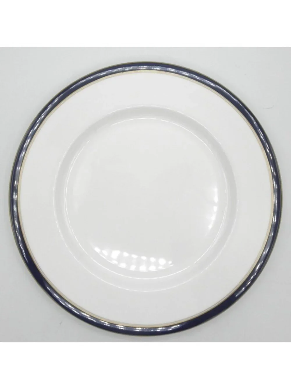 York Blue by Block Dinner Plates 10 5/8 inches Set of 4 Pattern BLOYOB